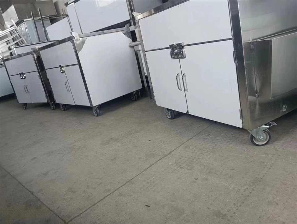 food container carts PU casters